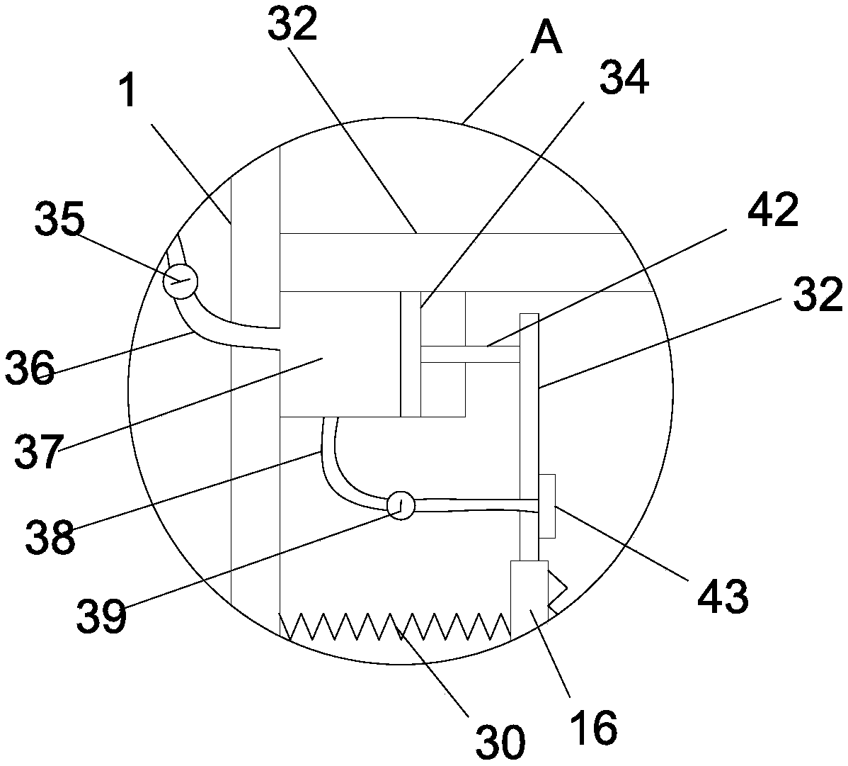 Medical waste rapid crushing device