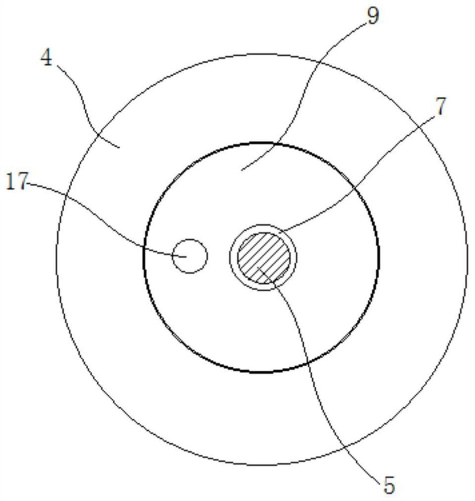 Active heat dissipation type motor with built-in electric brush damping structure