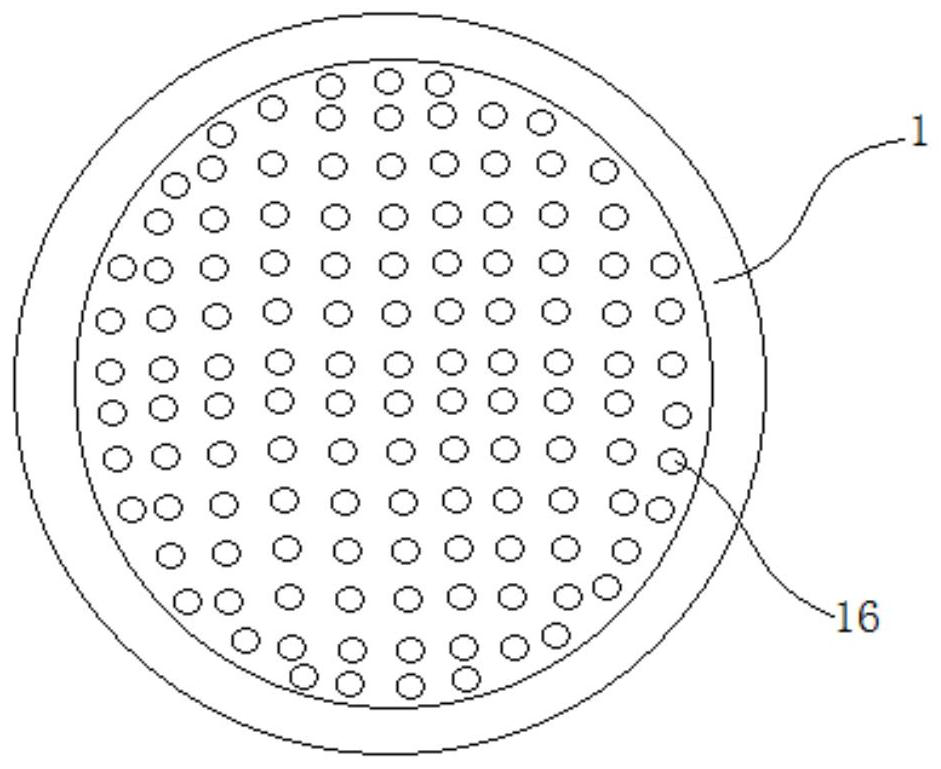 Active heat dissipation type motor with built-in electric brush damping structure