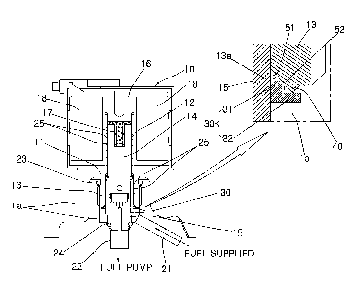 Solenoid valve for liquid propane injection system