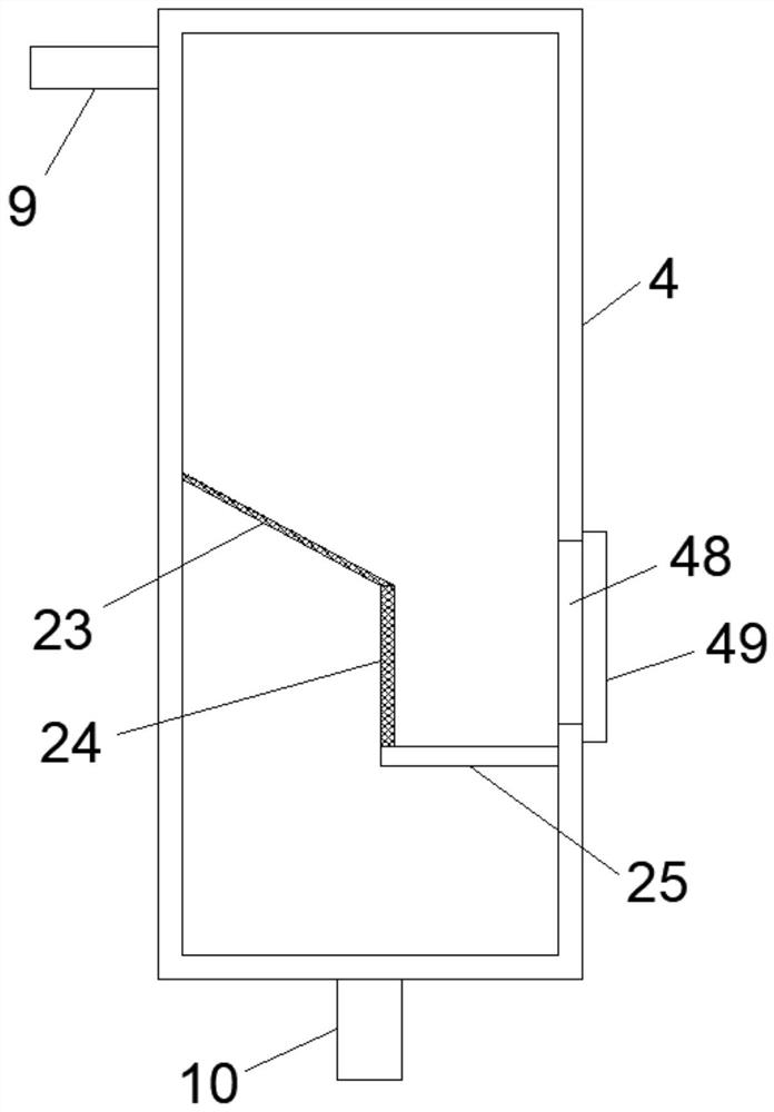 Pericardium septum drainage device used after cardiac surgery of infant