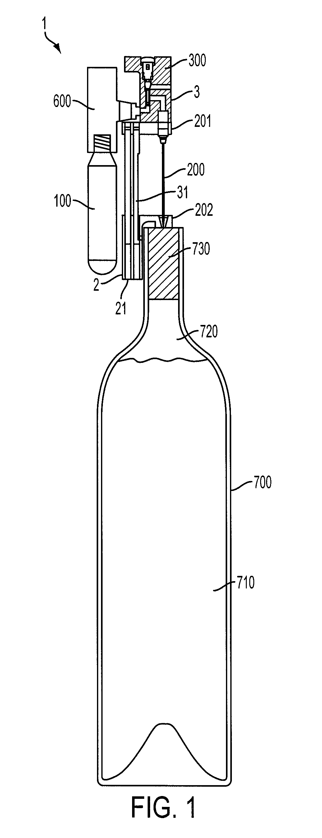 Method and apparatus for beverage extraction needle guiding