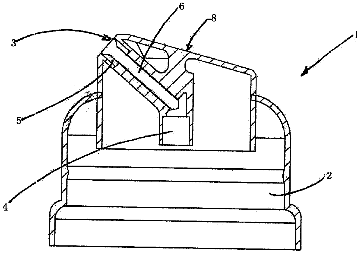 Self-closing dispensing head