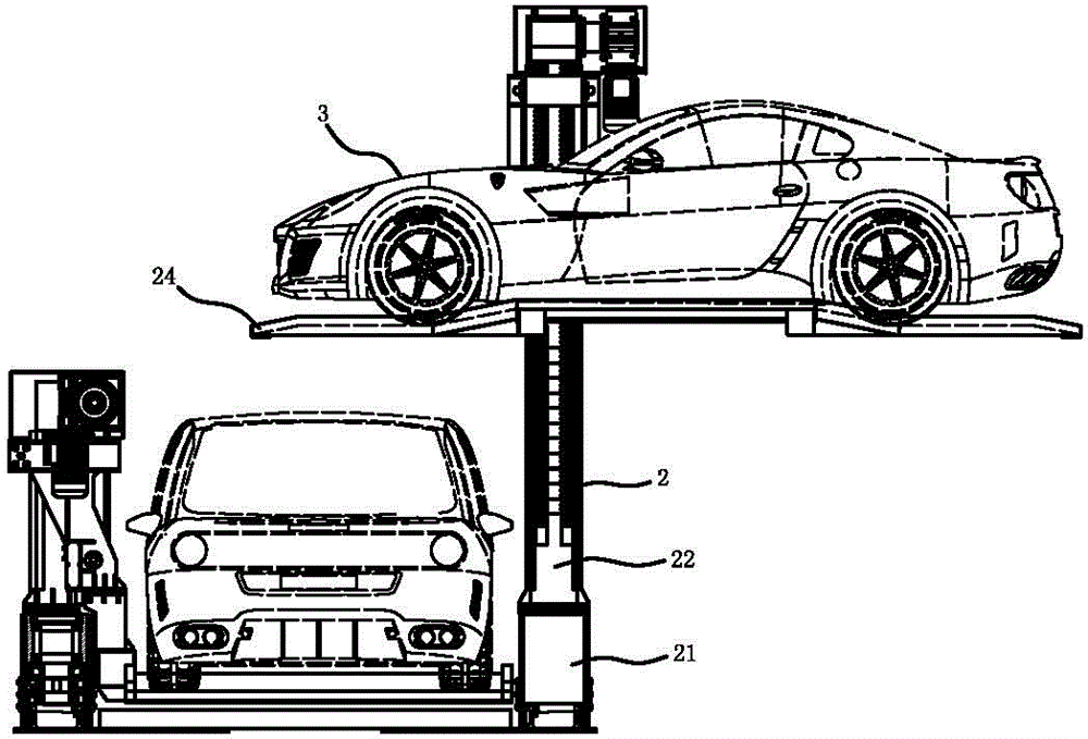 No-avoidance three-dimensional parking garage