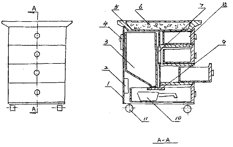 Anti-pest and anti-mildew multifunctional household grain storage cabinet