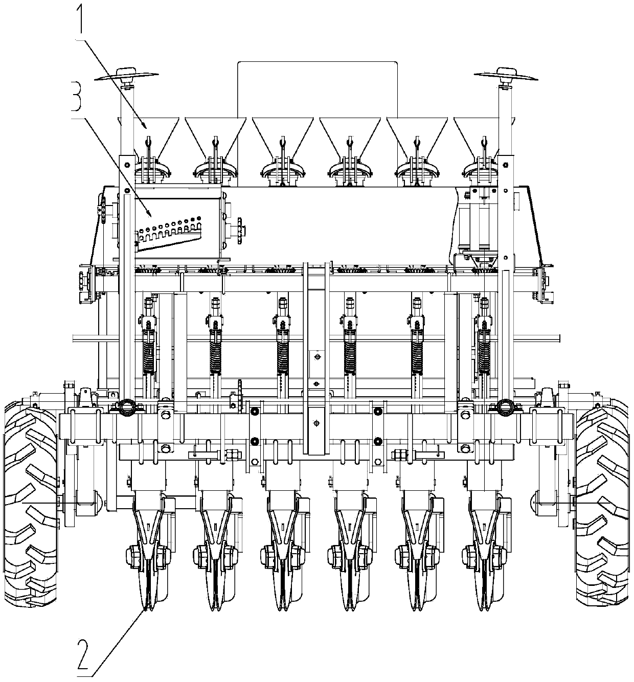 Plant row drill