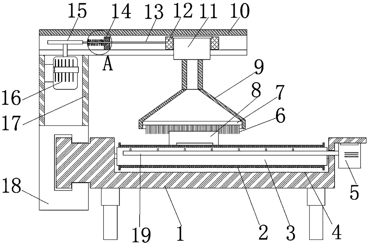 Environment-friendly off-line zinc dissolving treatment device