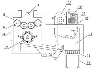 Field returning machine capable of embedding materials into soil