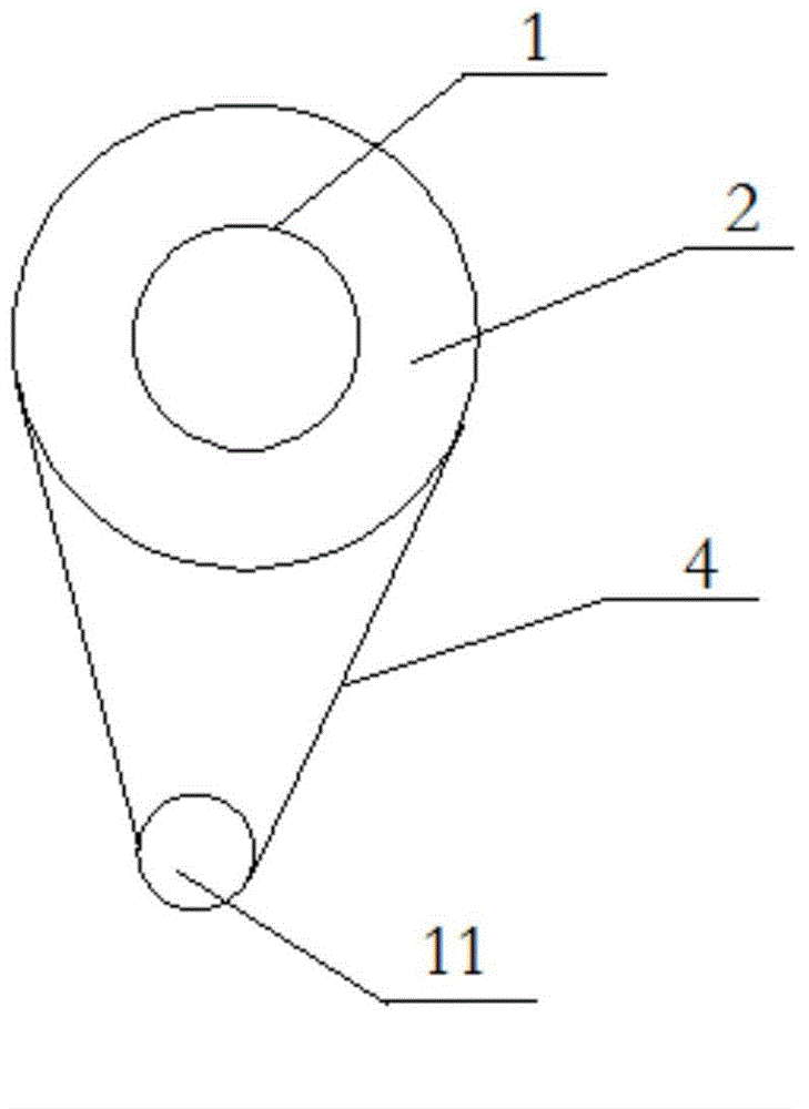 Material transmission device