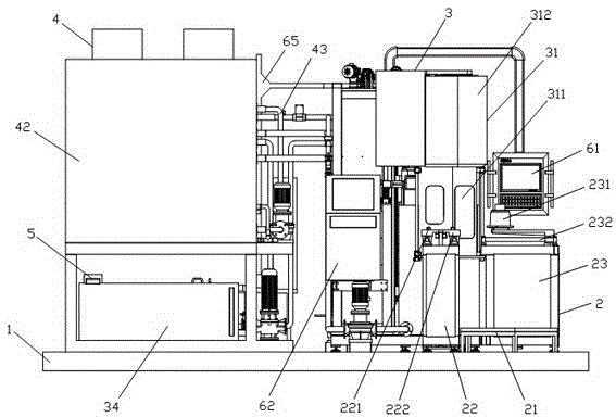 Quench machine tool