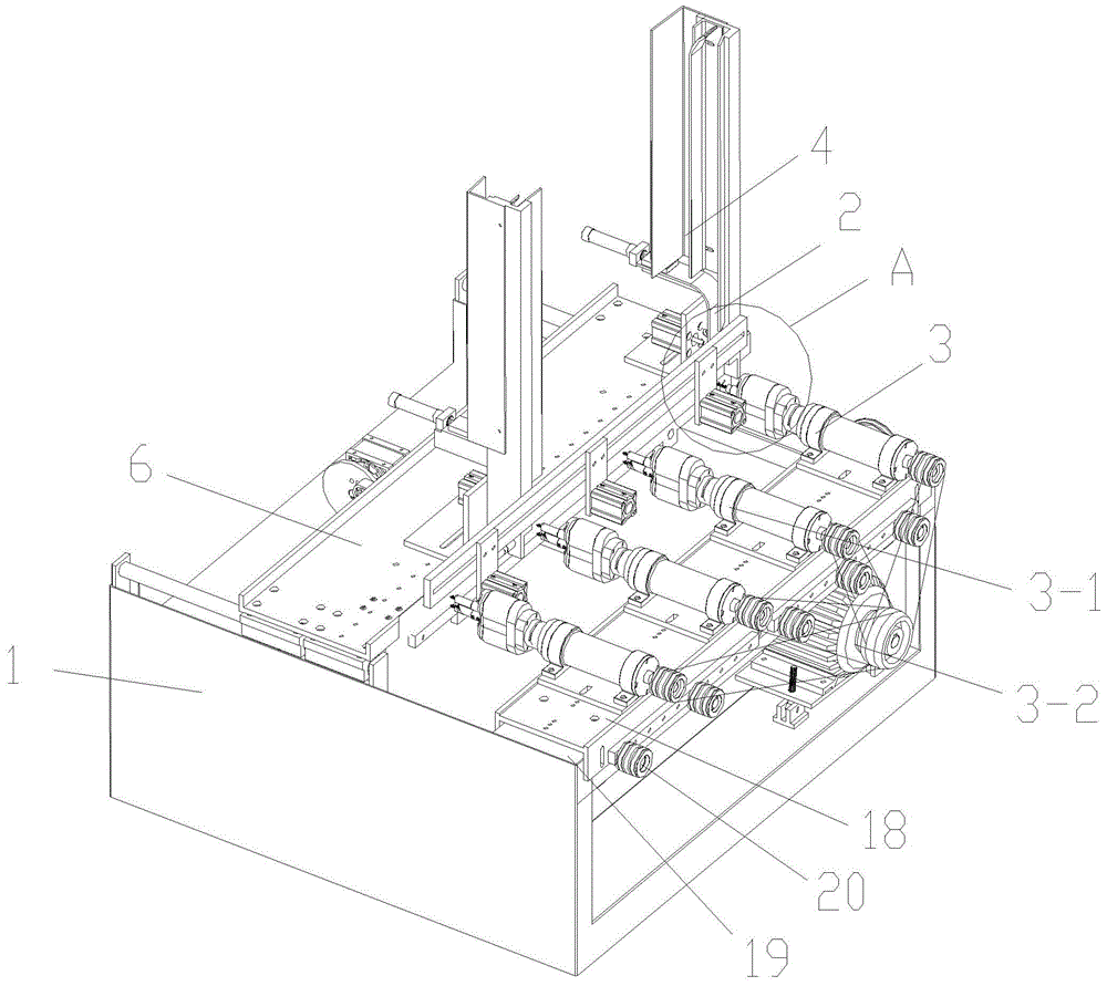 Full-automatic plate material drilling machine