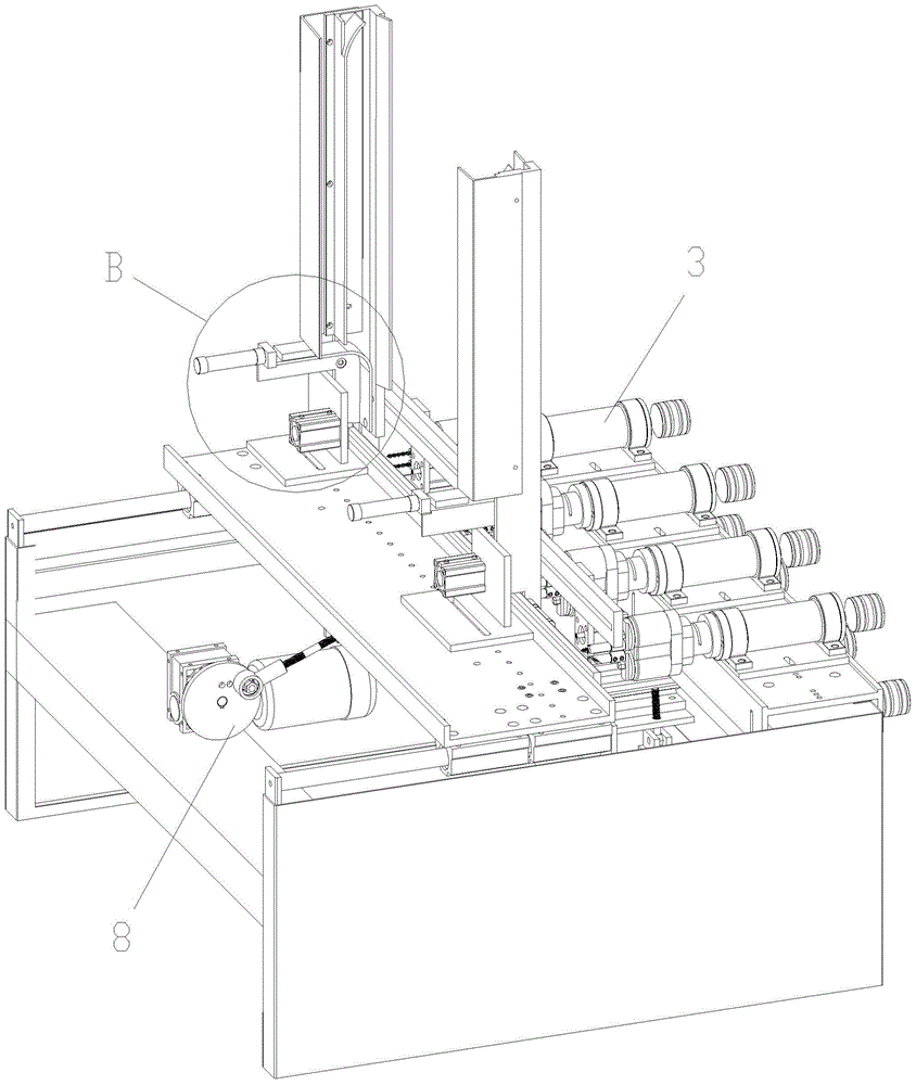 Full-automatic plate material drilling machine