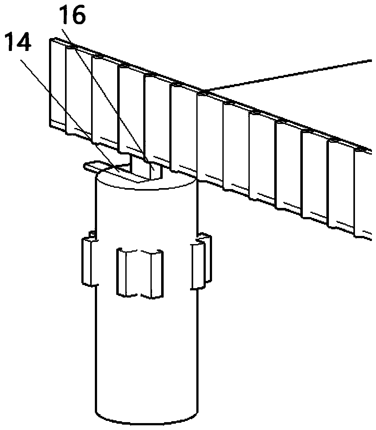 Overpass type 5G base station and novel base station away from residential area