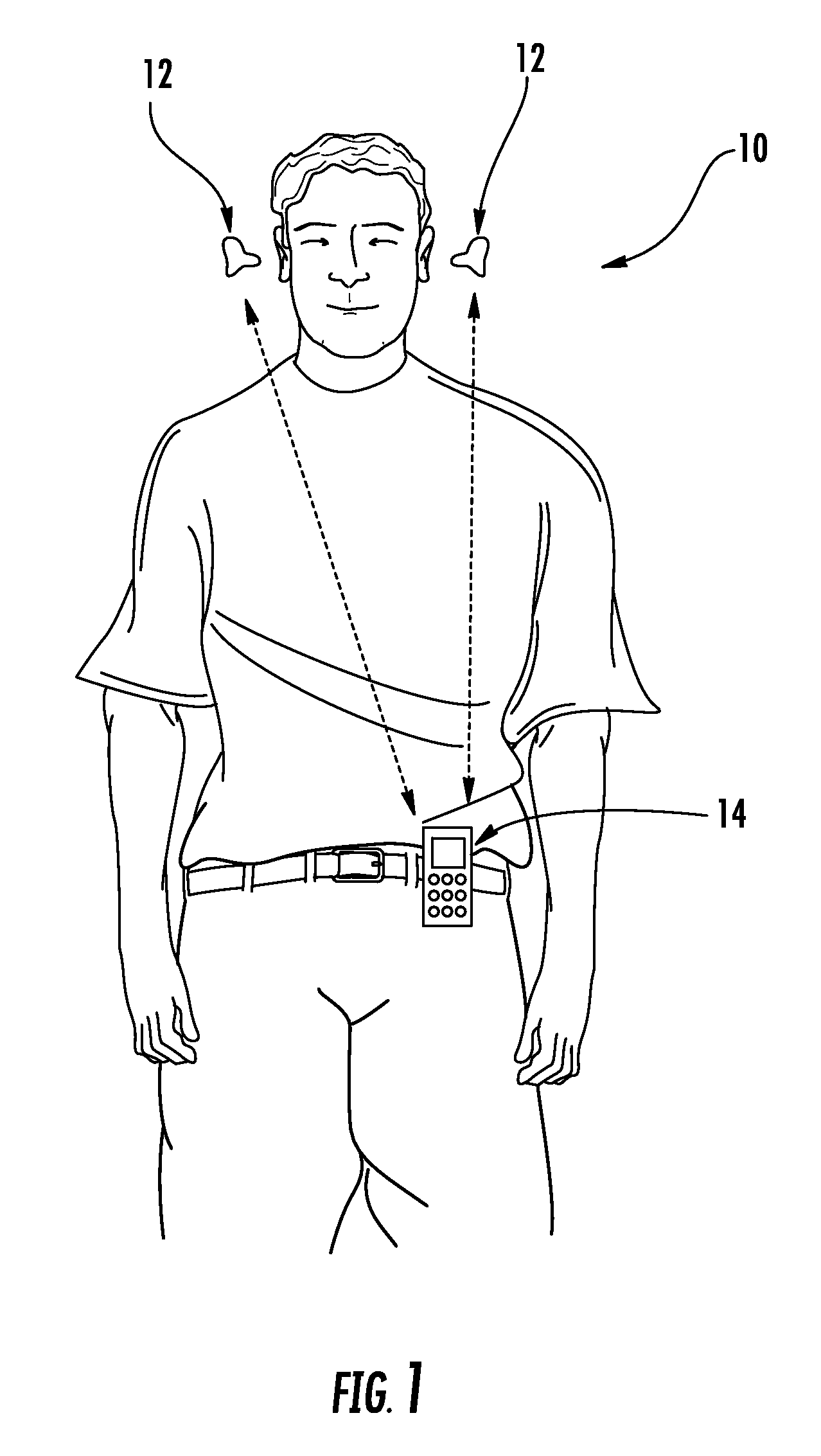 Assistive listening system with display and selective visual indicators for sound sources