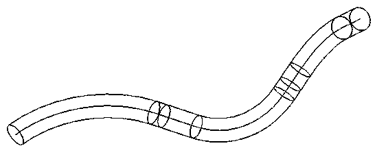 A multi-process accumulative error control method for large-scale curved circular steel pipes in space