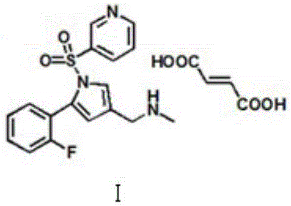 Preparation technology for vonoprazan fumarate