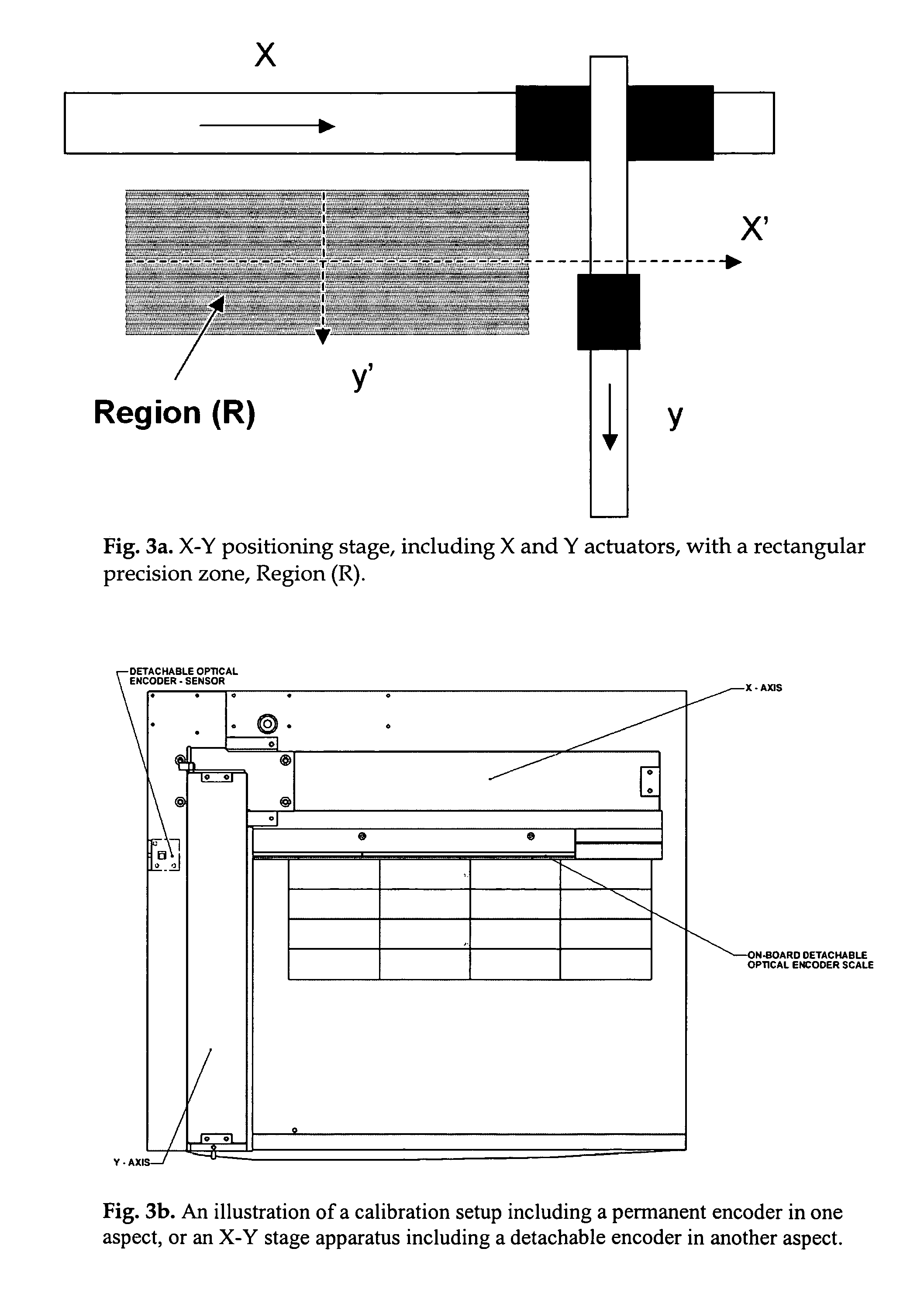 Method and apparatus for precise positioning of an object with linear stepper motors