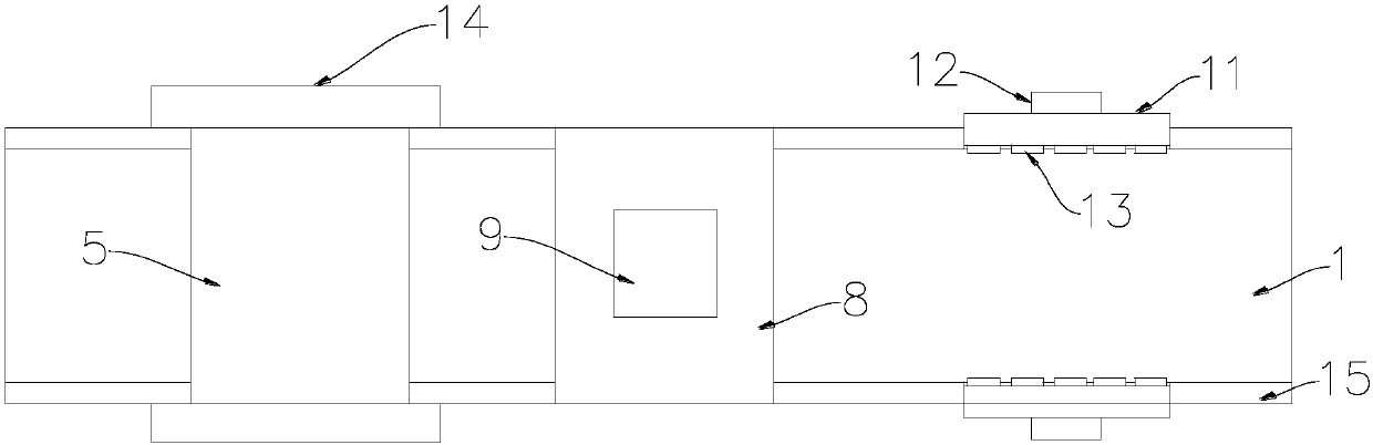 Cooling device for dairy products after hot filling