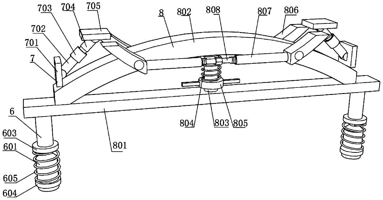 Bridge reinforcing device for municipal bridge engineering