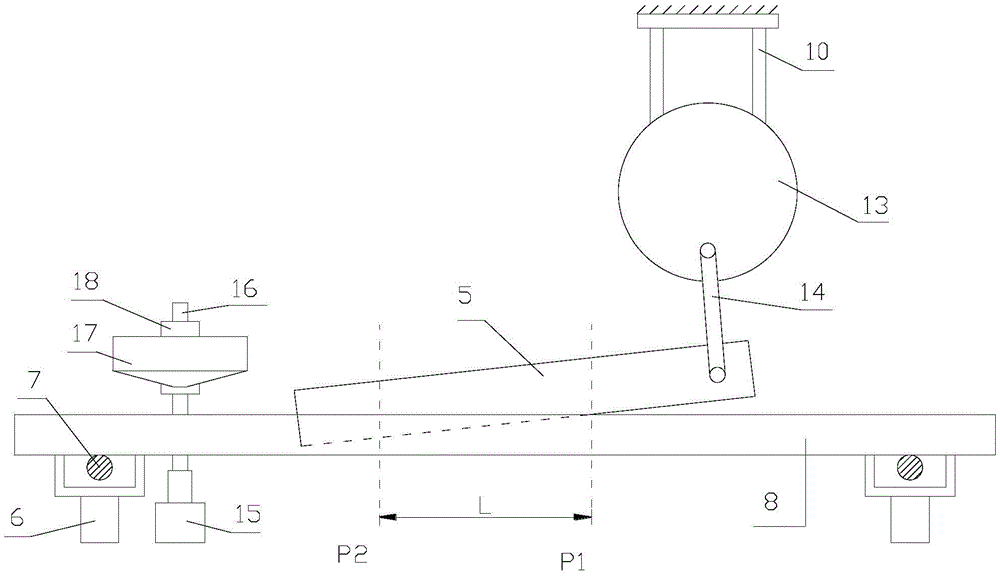 Metal plate cutting device for retractable door production