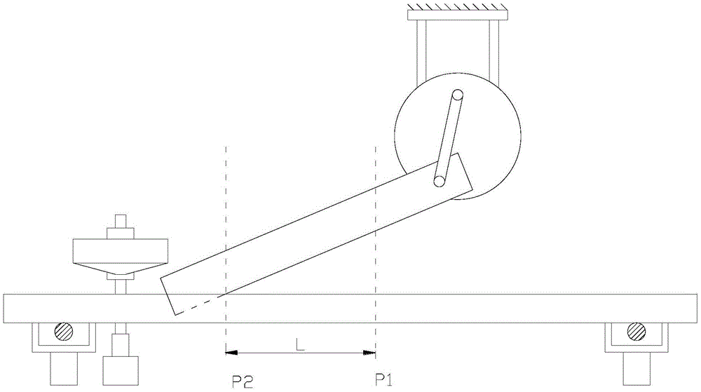 Metal plate cutting device for retractable door production