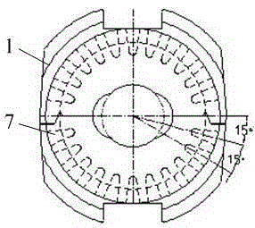 A glass forming mold