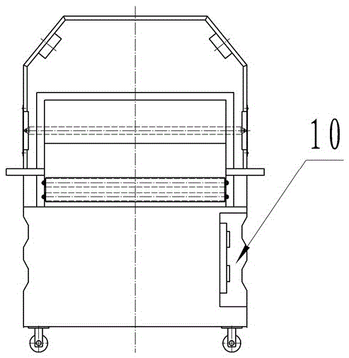 Movable heating oven