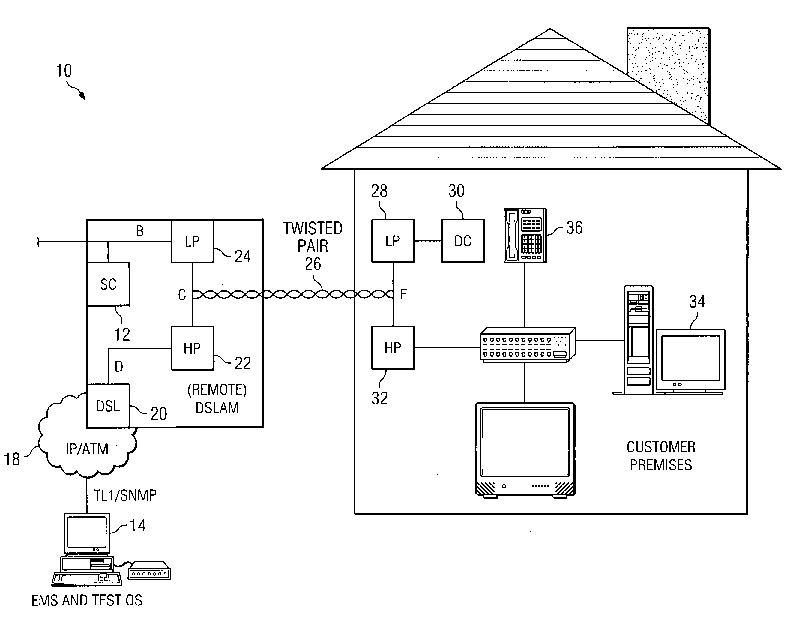 Autonomous metallic supervision with sealing current