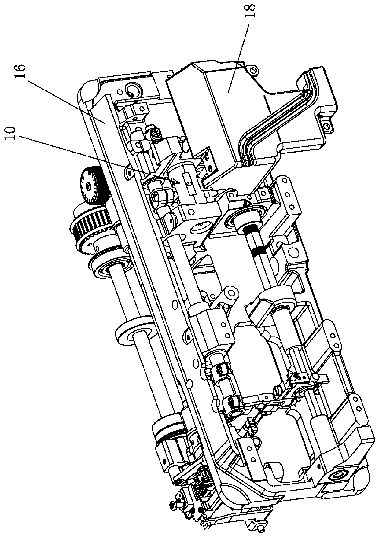 A kind of feeding mechanism and sewing machine