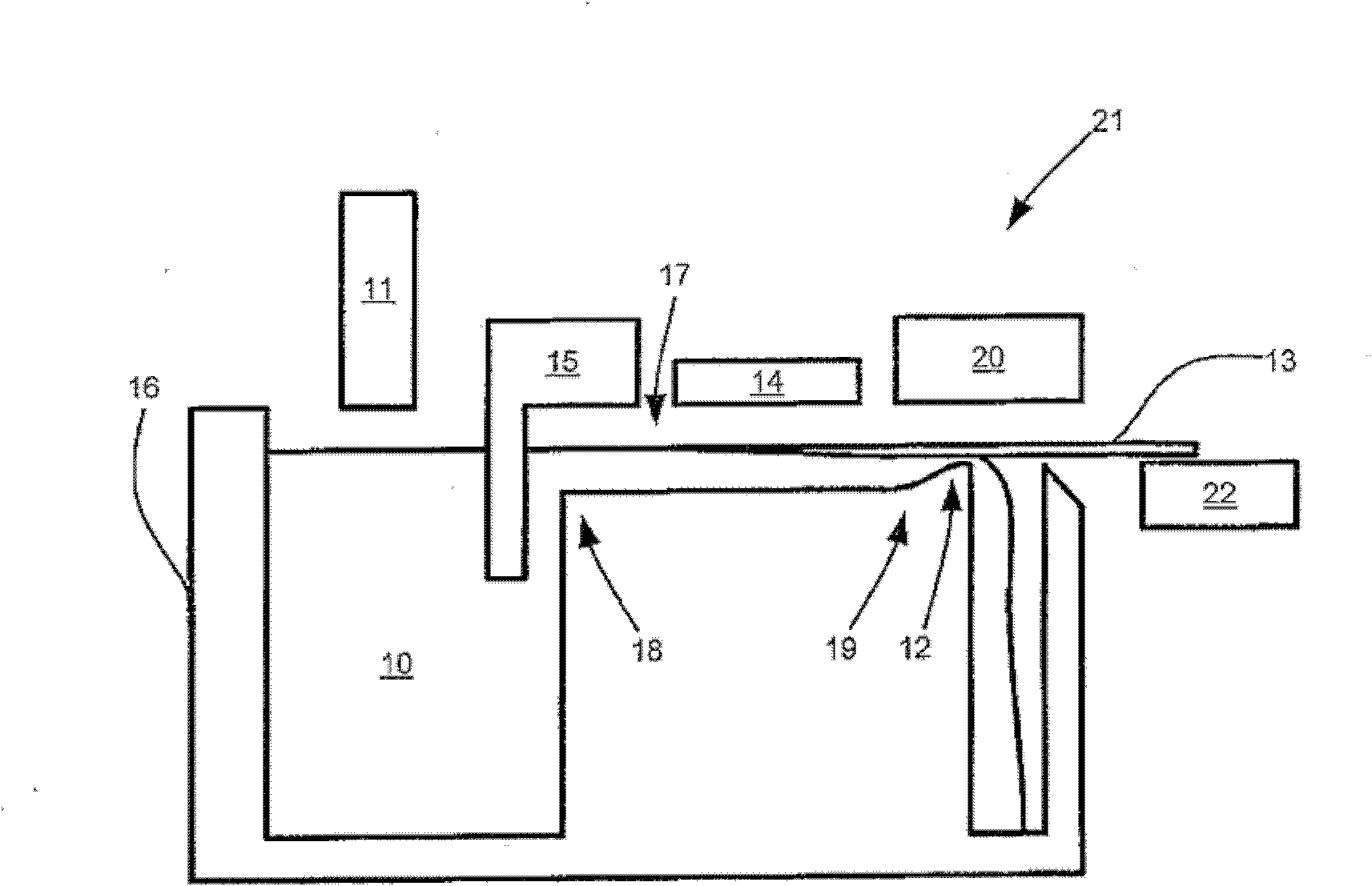 Removal of a sheet from a production apparatus