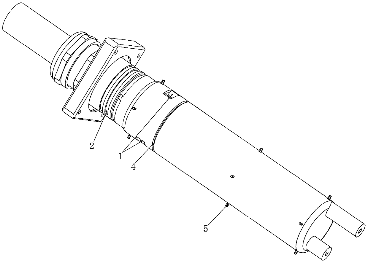 Plastic-encapsulated branch device and assembling process thereof