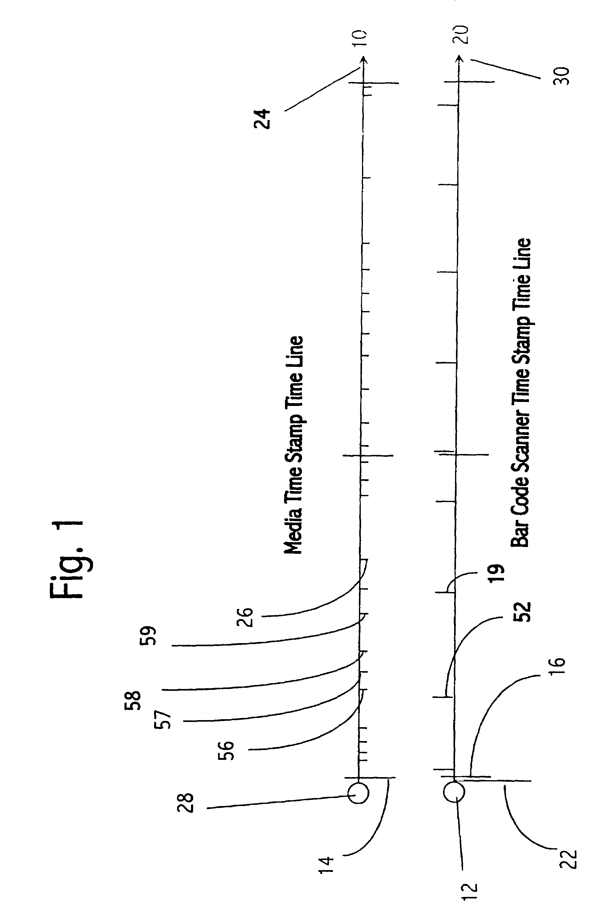 Method of matching a digital camera image to a database using a timestamp device