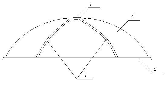 Reflecting surface of deployable antenna based on shape memory polymer and manufacturing method of skeleton structure thereof