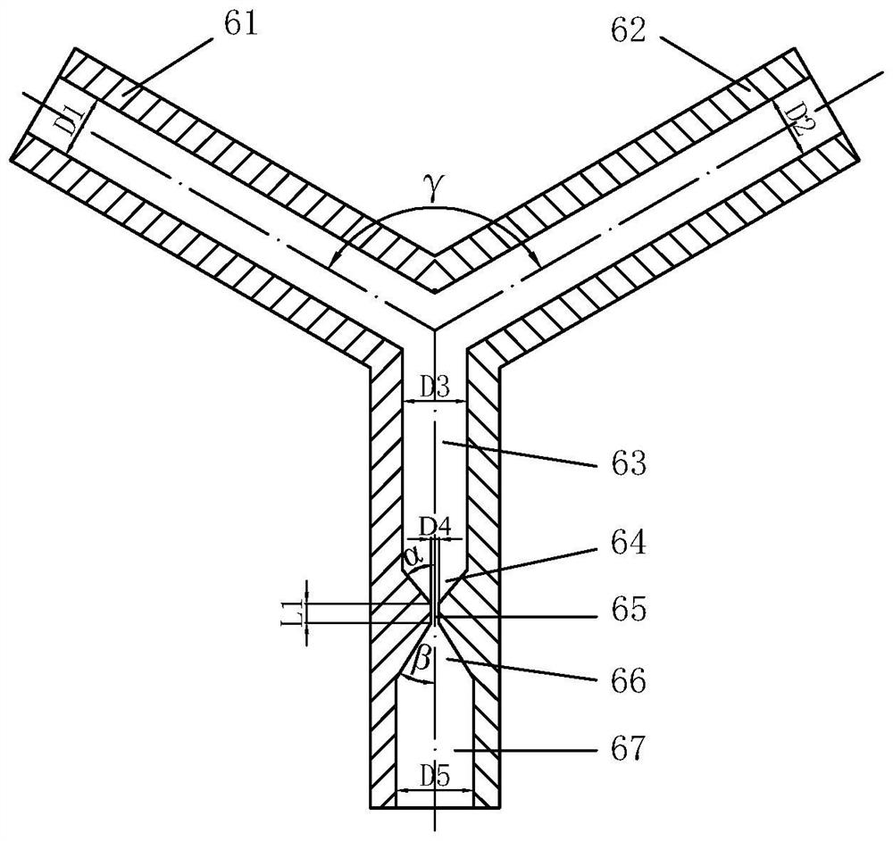 Method for intensively removing impurity ions in ammonium dihydrogen phosphate by utilizing hydrodynamic cavitation