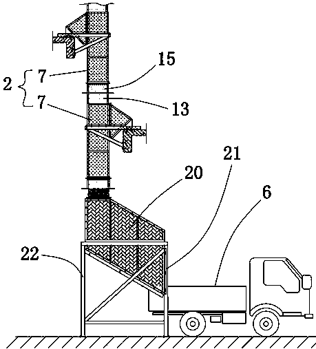 Refuse chute for high-rise building construction