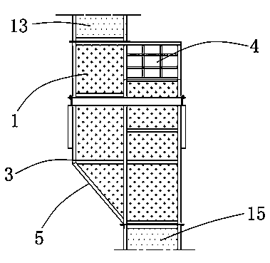 Refuse chute for high-rise building construction