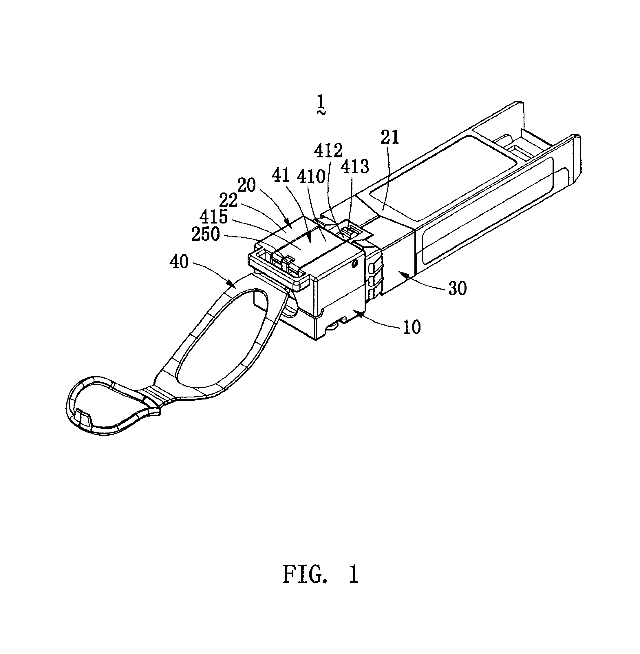 Small form-factor pluggable connector