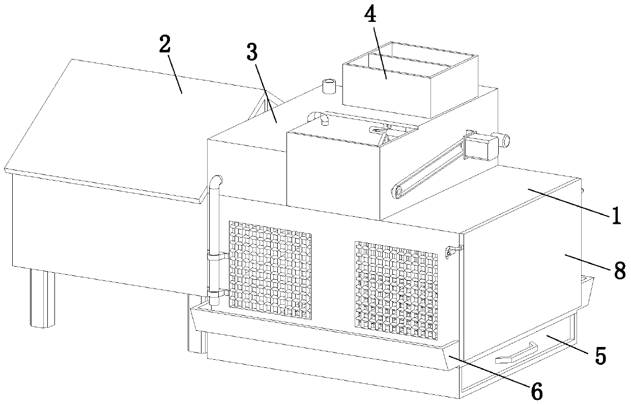 Poultry raising device capable of providing convenience for taking eggs