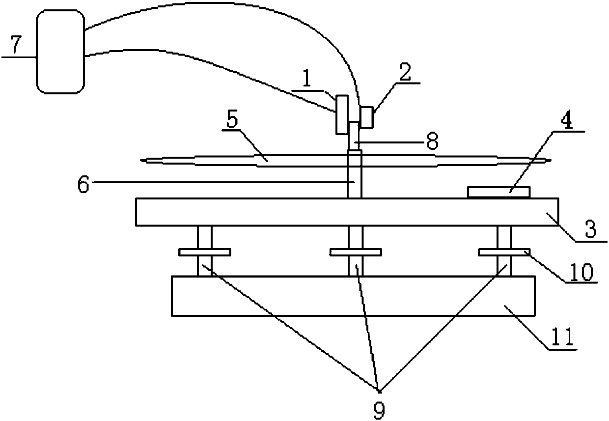 A horizontal underwater detection and positioning device