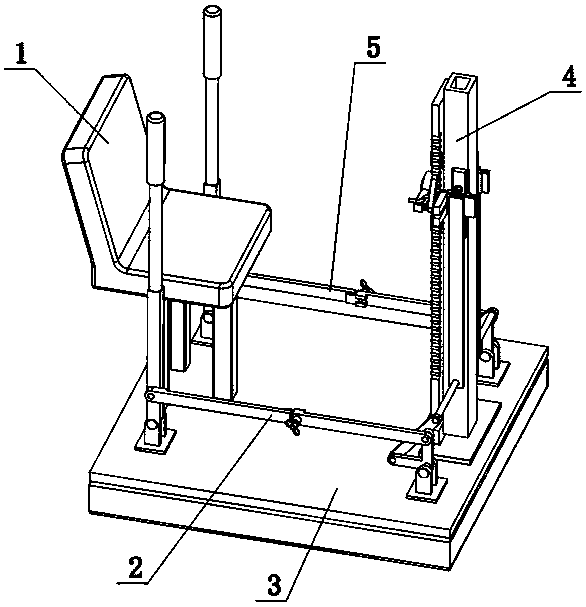 Household bilateral reverse movement upper limb rehabilitation training device