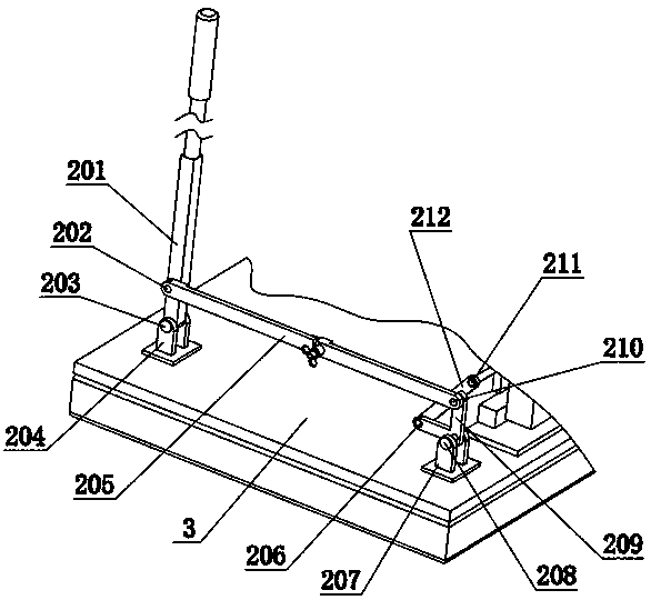 Household bilateral reverse movement upper limb rehabilitation training device