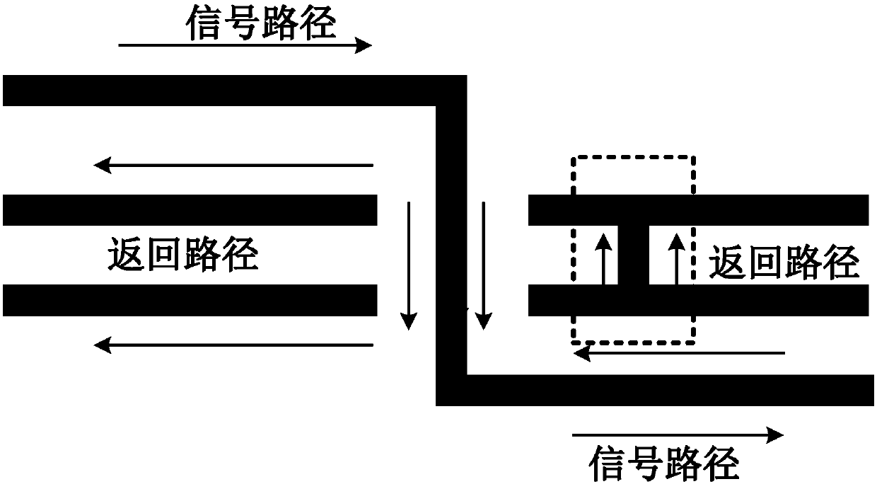 Return path via hole viewing method and system