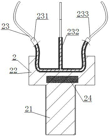 A telescopic fork for replacing light bulbs