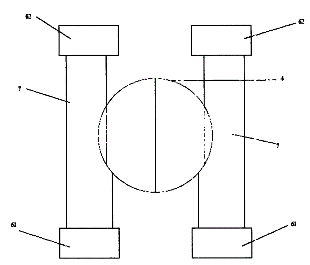 Sapphire crystal ingot profile measuring device