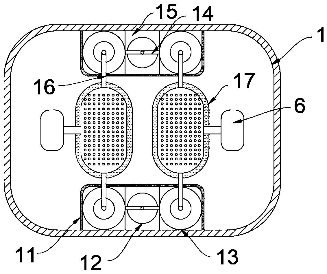 Ankle arthritis ultrasonic nursing device with fumigation function