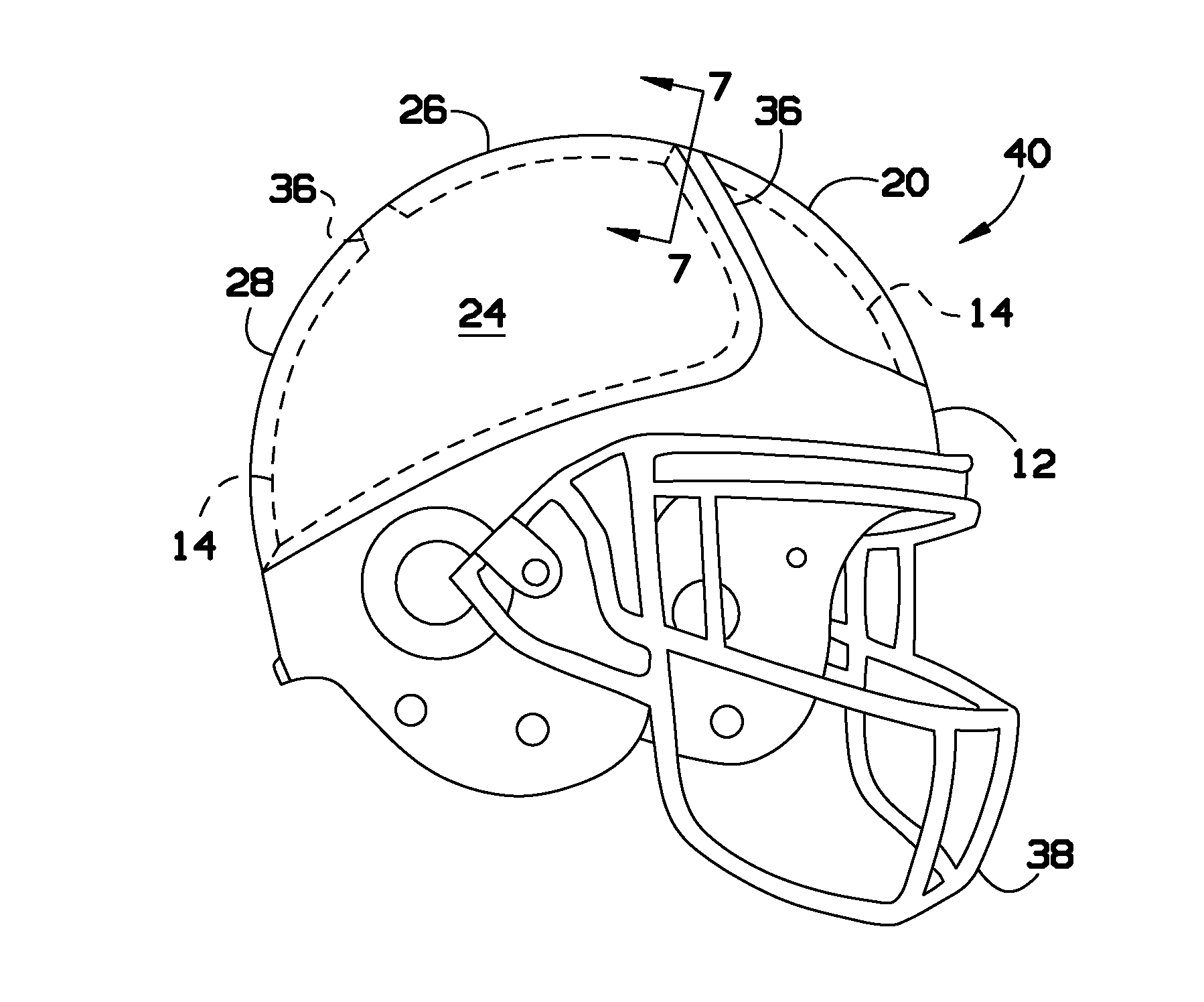 Sporting helmet