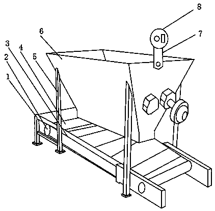 Disposer for motor end cover production waste