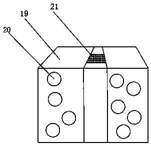 Disposer for motor end cover production waste