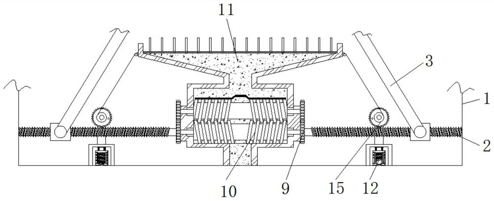 A rotatable computer cooling and dust removal equipment