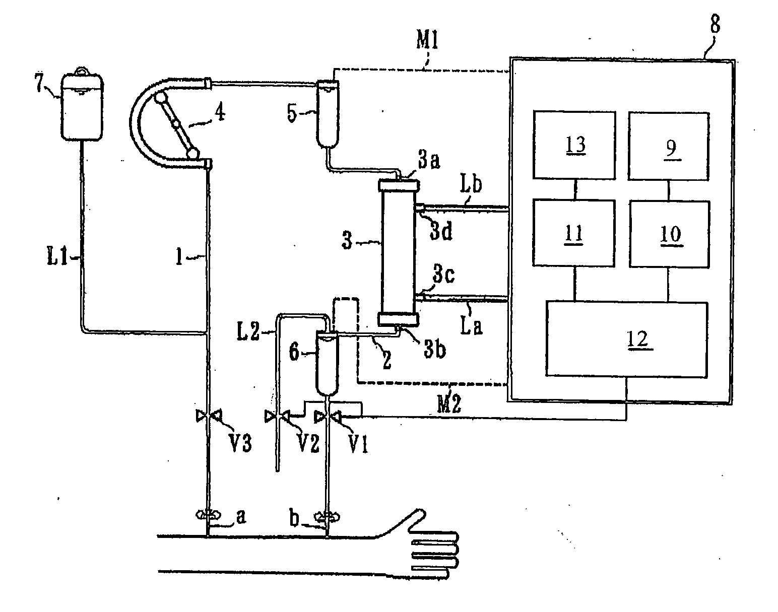 Blood purification apparatus and method for blood purification